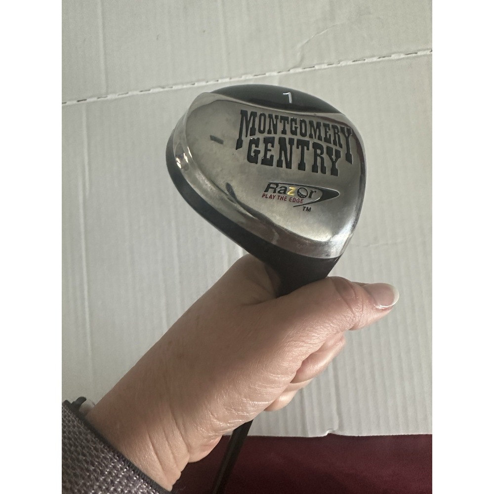 RARE Montgomery Gentry Autographed Razor Golf Club Driver - Picture 11 of 16